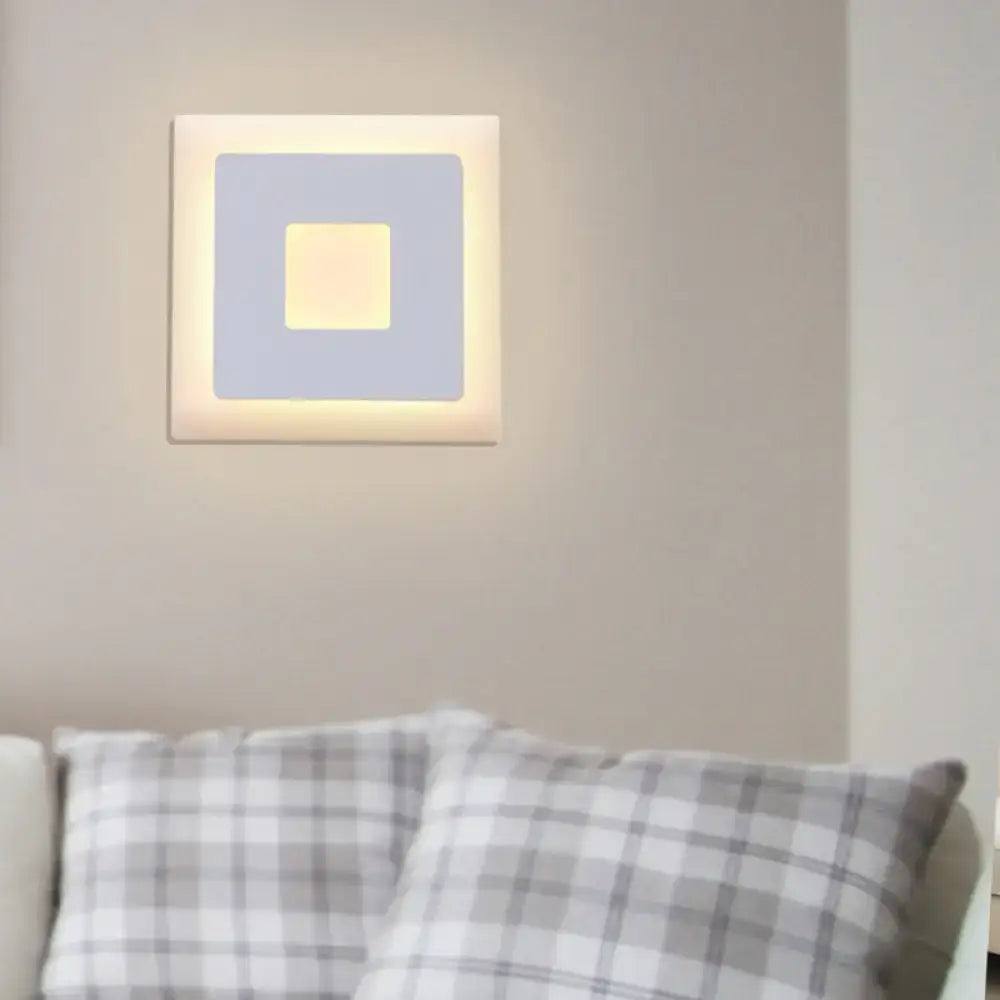 Acrylic Square Wall Sconce