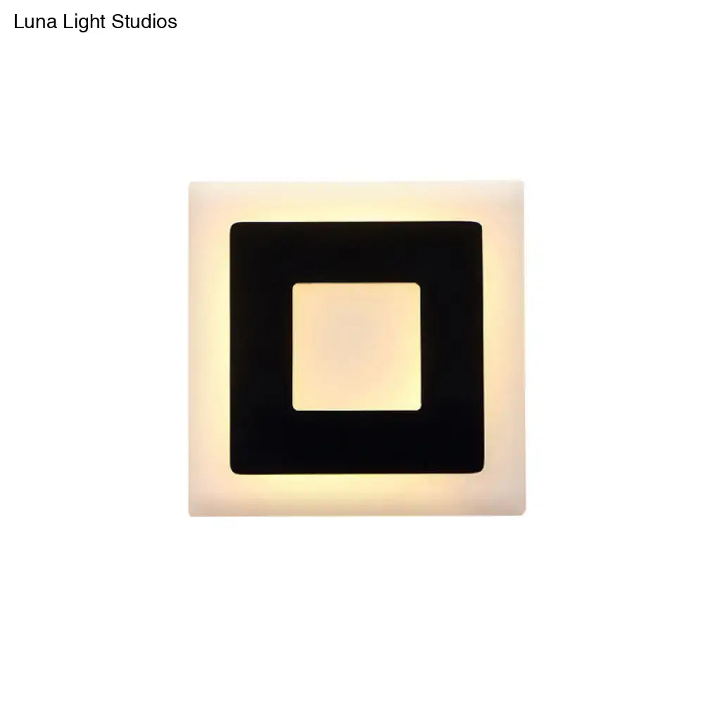 Acrylic Square Wall Sconce