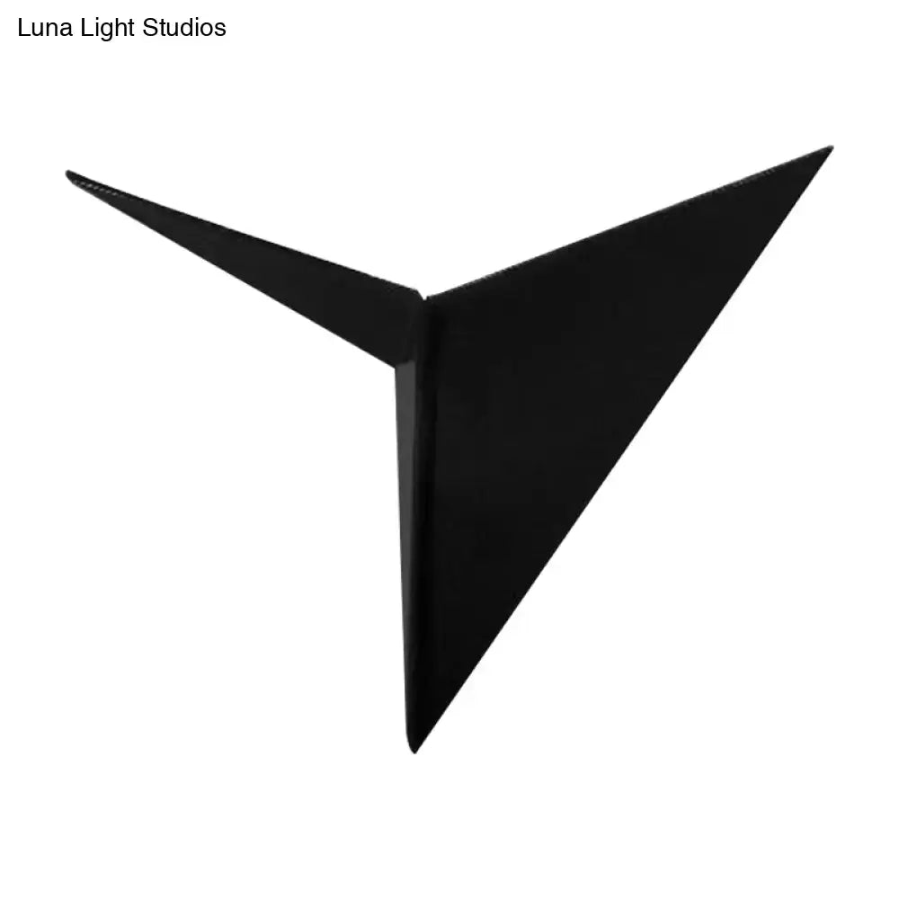 Triangle Sheet Wall Lamp Sturdy Acrylic Build