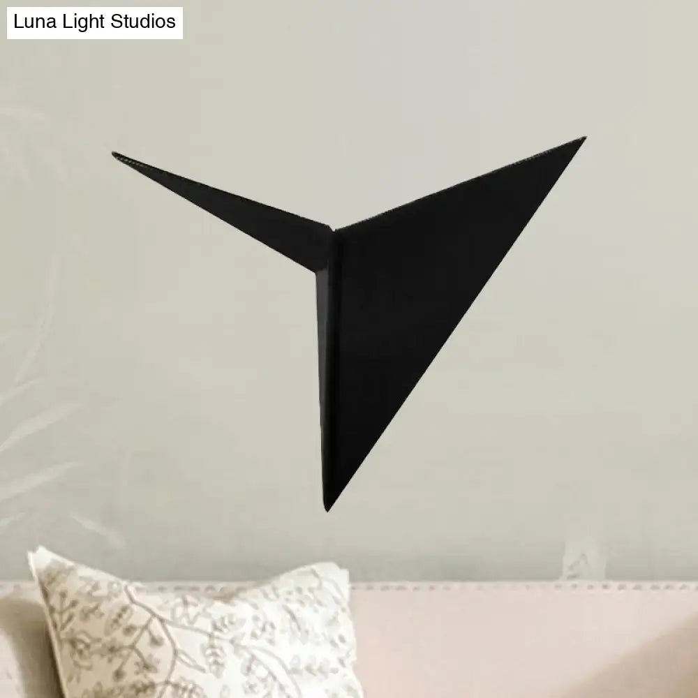 Triangle Sheet Wall Lamp Sturdy Acrylic Build