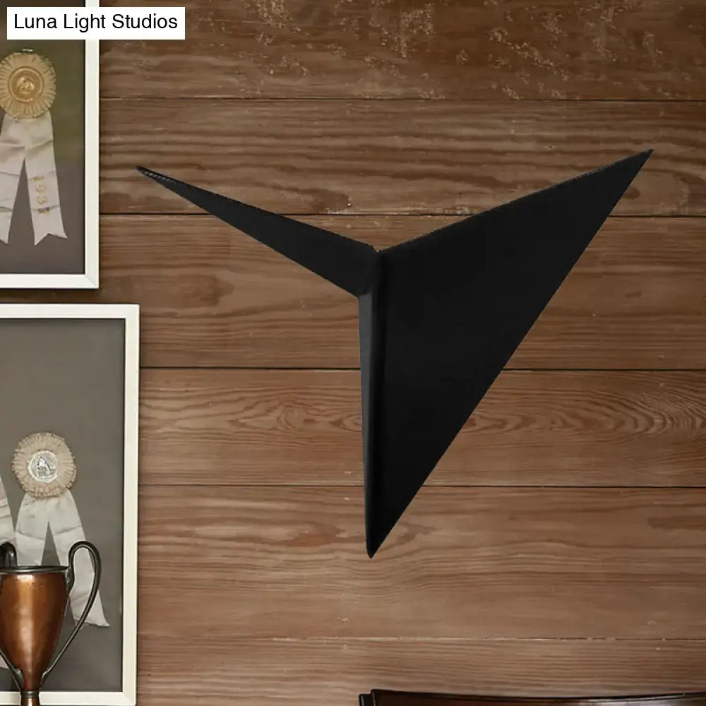 Triangle Sheet Wall Lamp Sturdy Acrylic Build