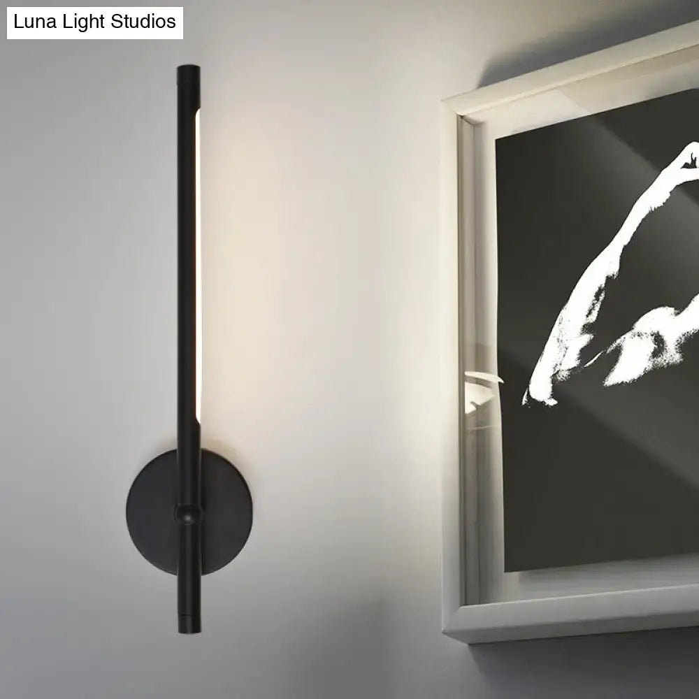 Metal Tubular Wall Sconce Direct-Wired