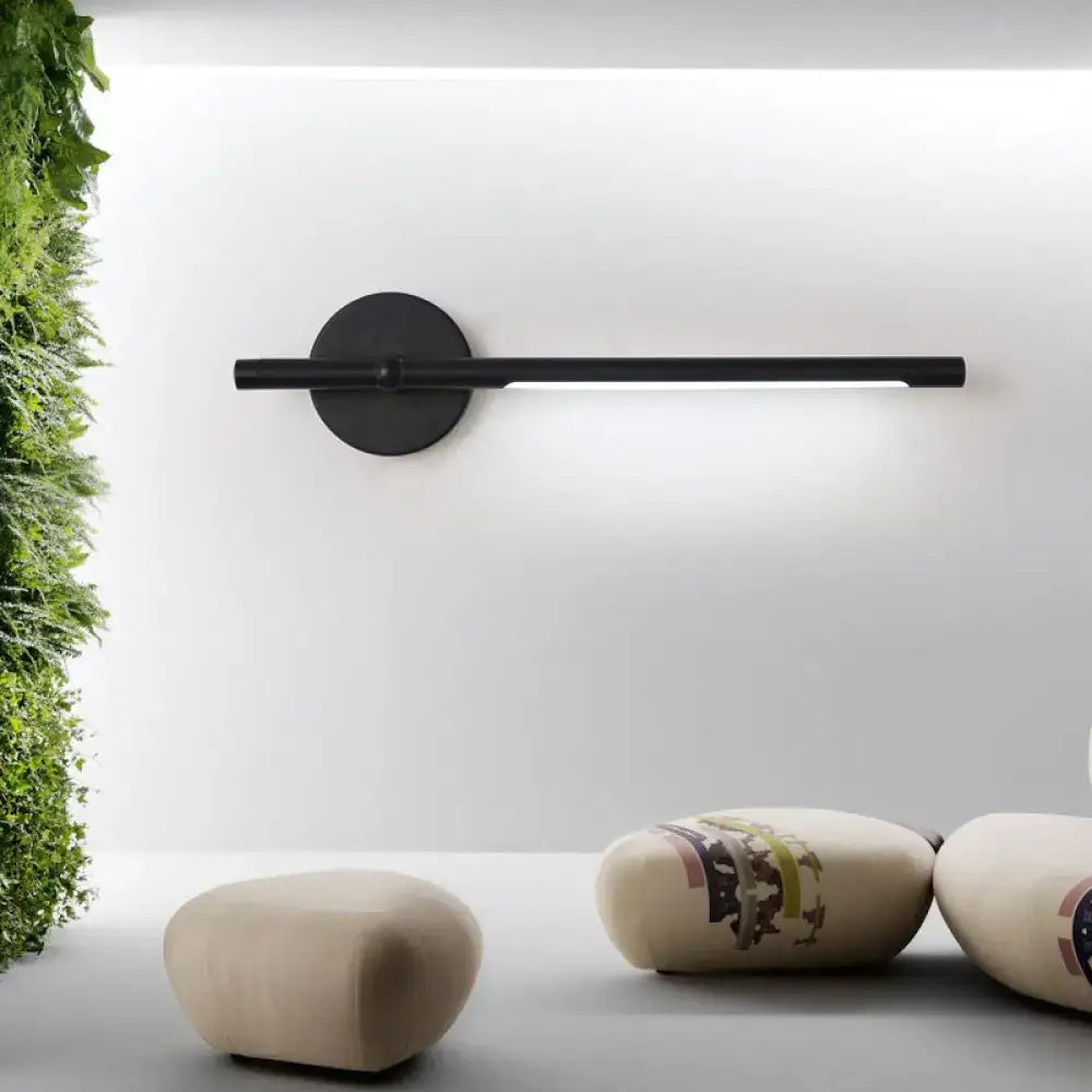 Metal Tubular Wall Sconce Direct-Wired
