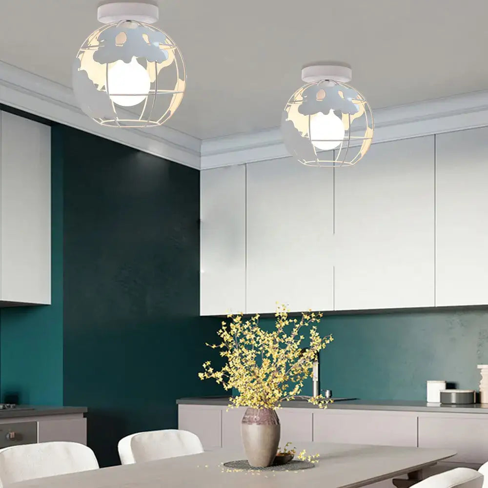 Black Globe Ceiling Shade