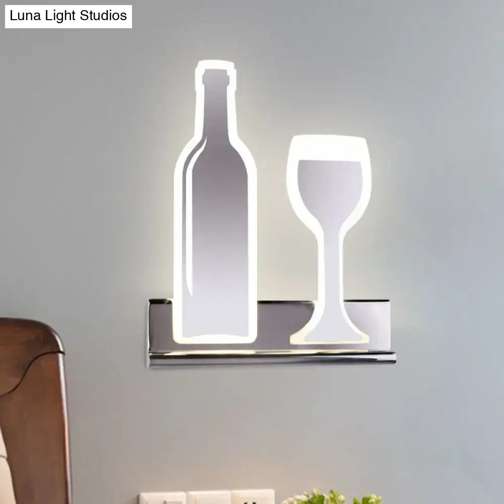 Black Cast Iron Glass Industrial Sconce