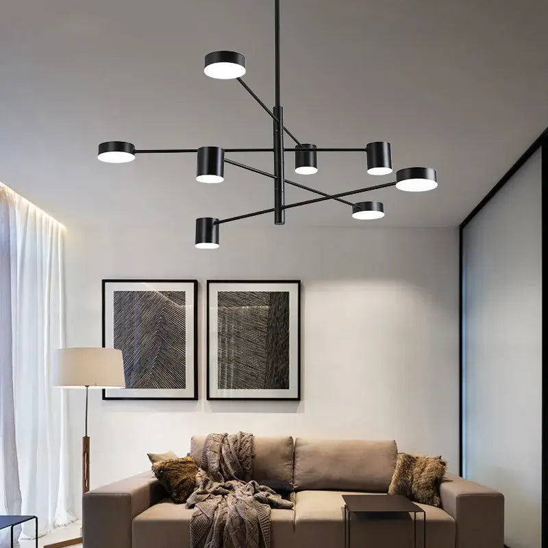 Black Wrought Iron Chandelier