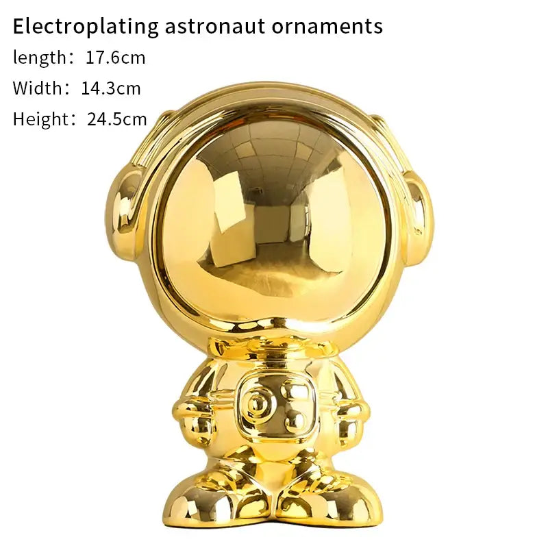 Gradient Astronaut Statue Decor