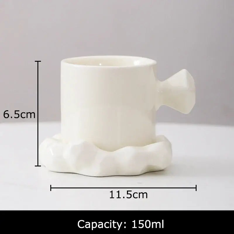 Porcelain Bowknot Cup Set