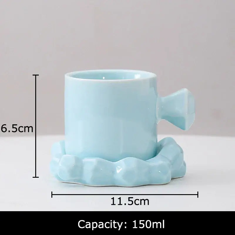 Porcelain Bowknot Cup Set
