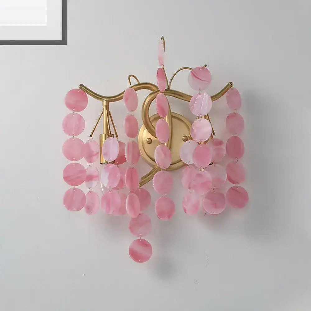Glass Branch Wall Sconce