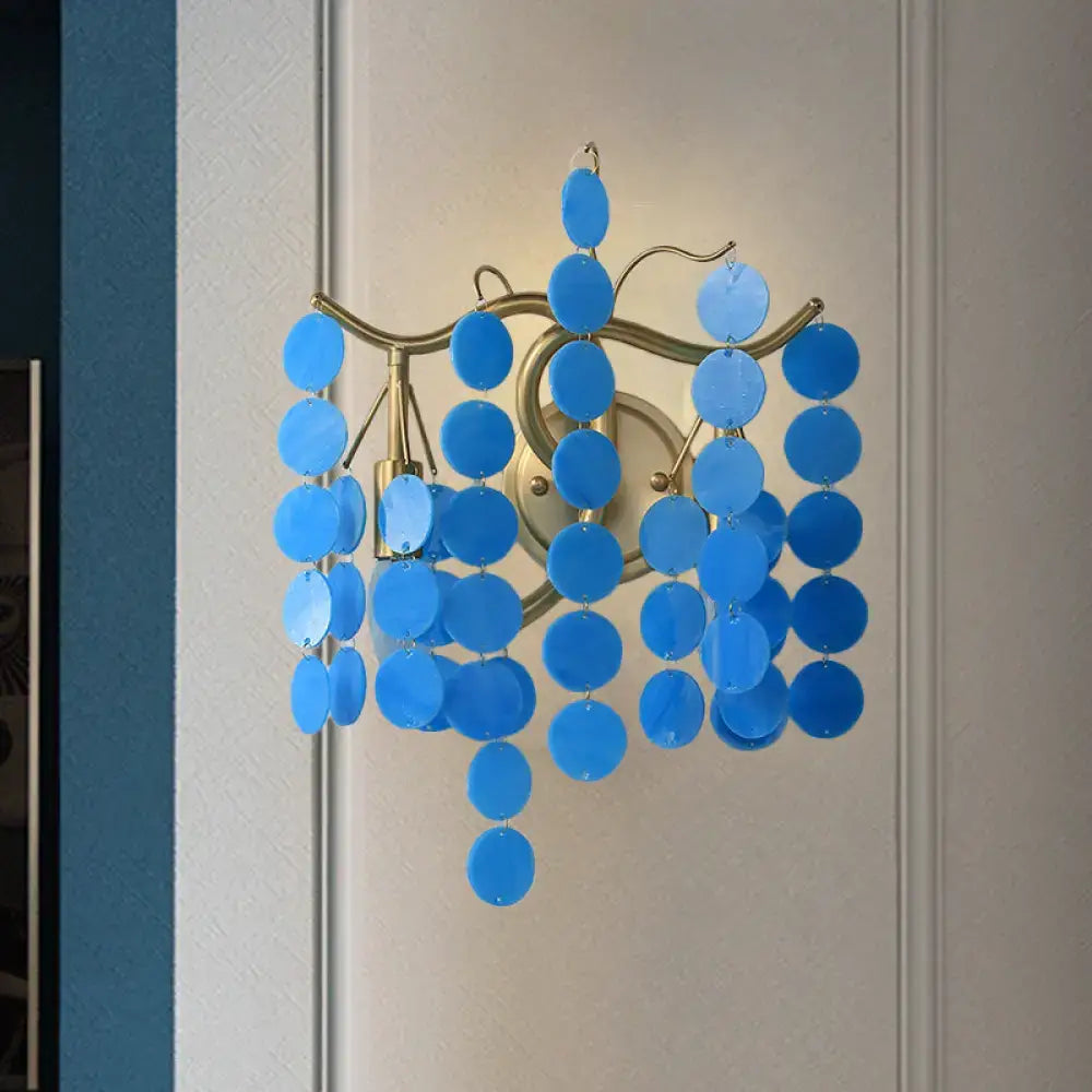 Glass Branch Wall Sconce