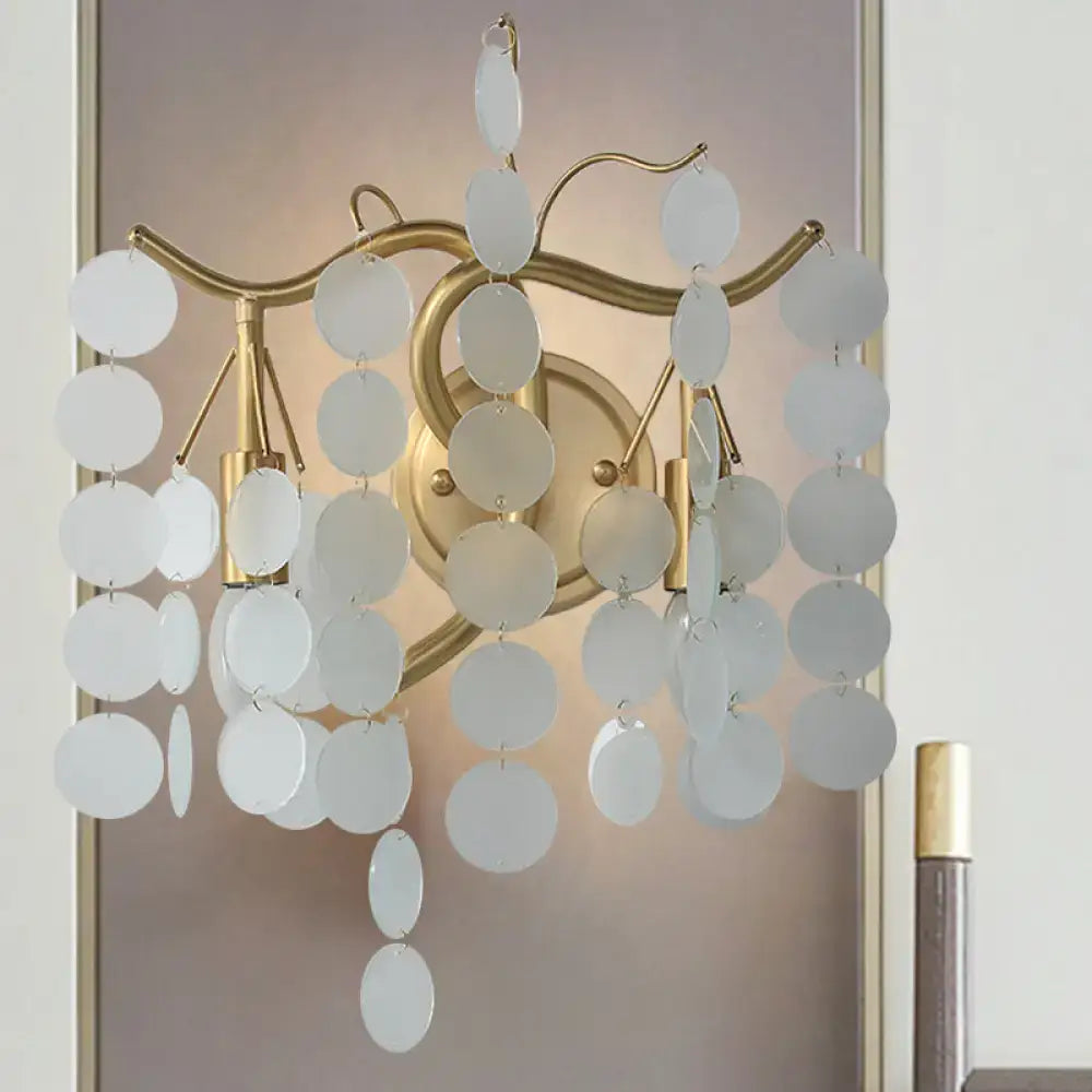 Glass Branch Wall Sconce