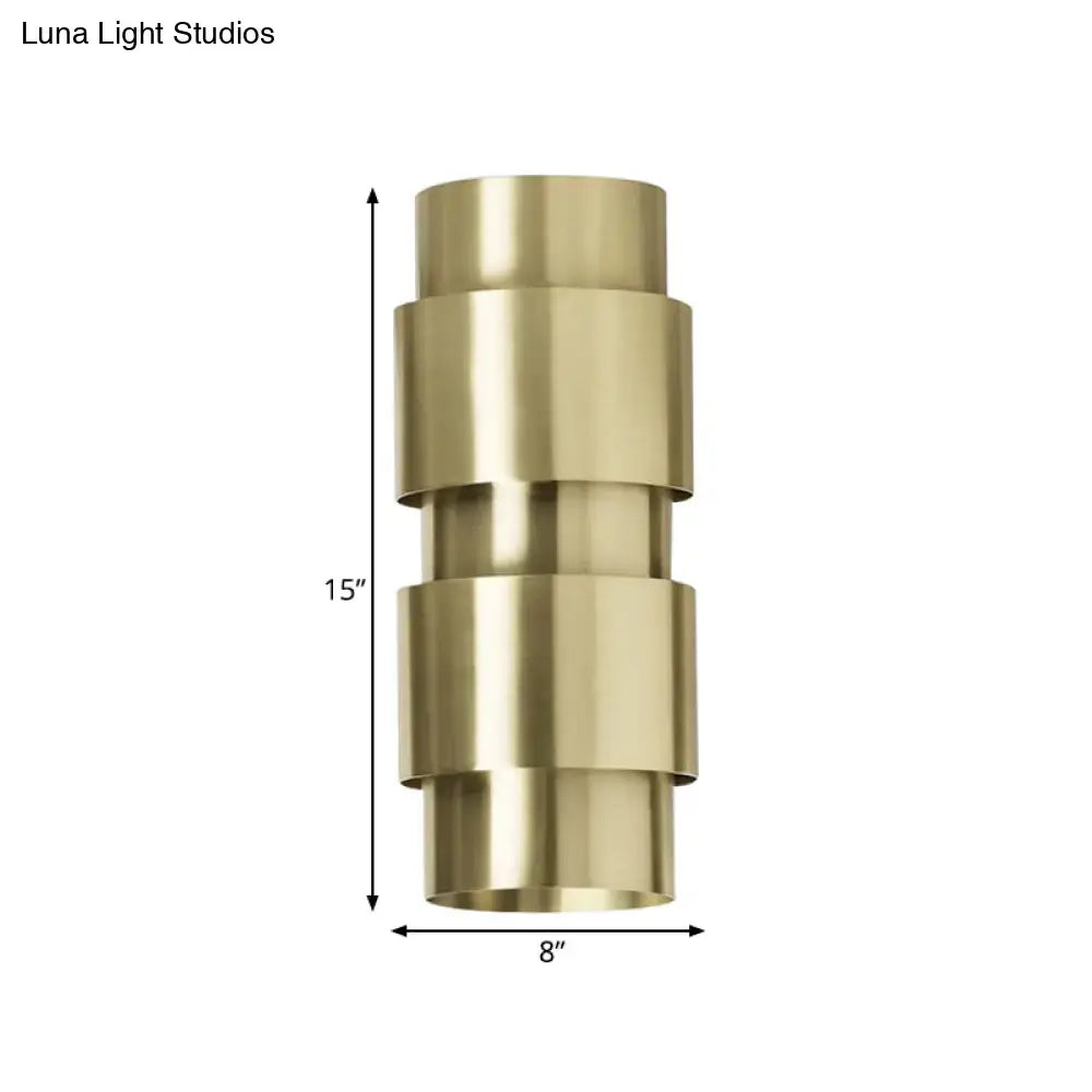 Brass Metal Shade Sconce