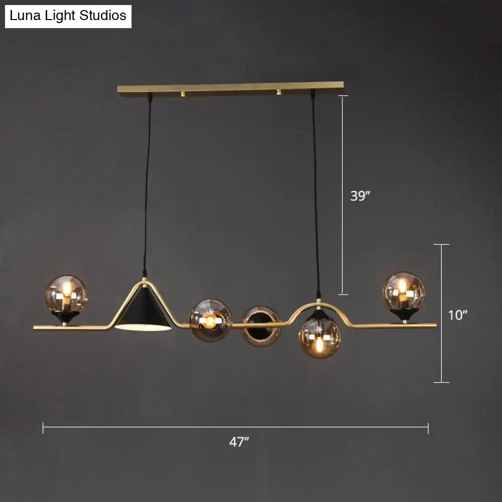 Brass Black Island Light