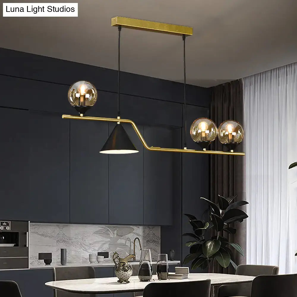 Brass Black Island Light