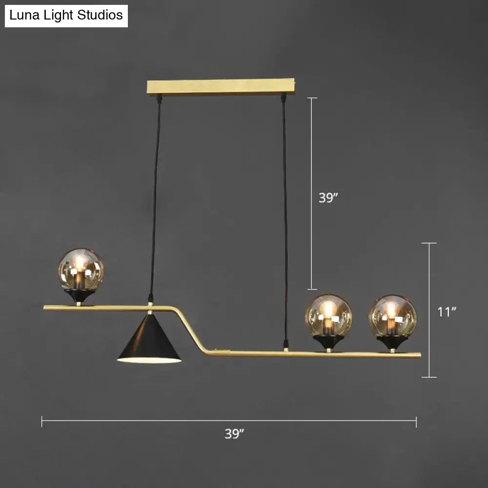 Brass Black Island Light