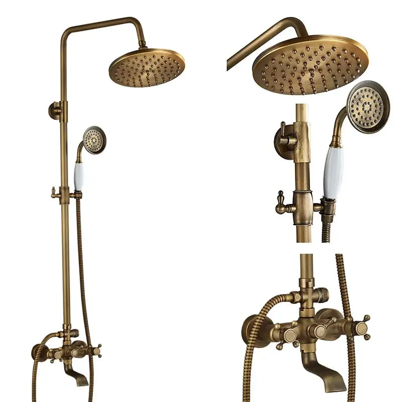 Brass Dual Handle Shower Set