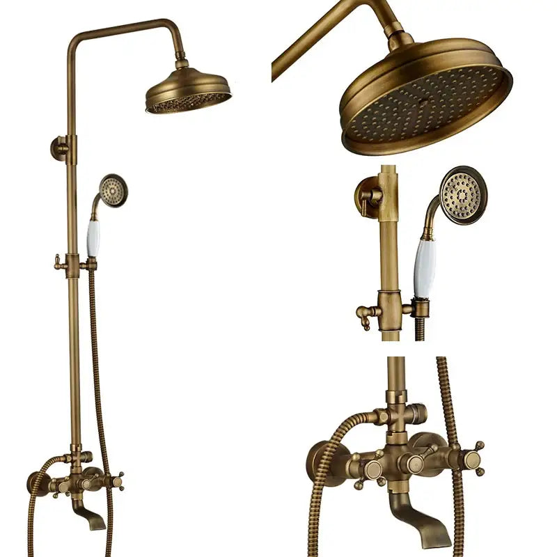 Brass Dual Handle Shower Set