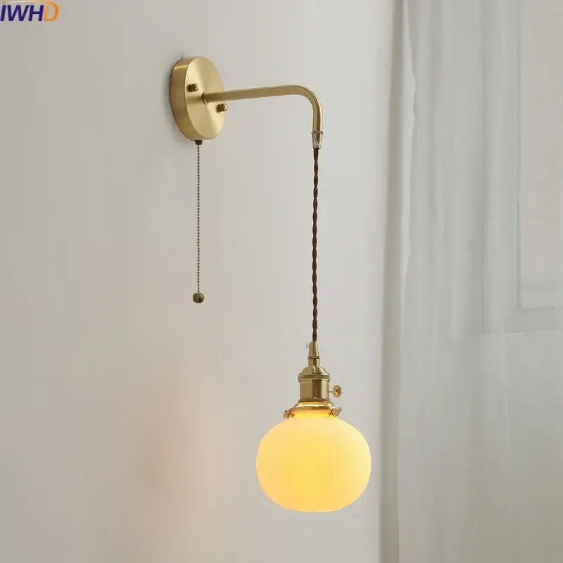 Ceramic Copper Wall Sconce
