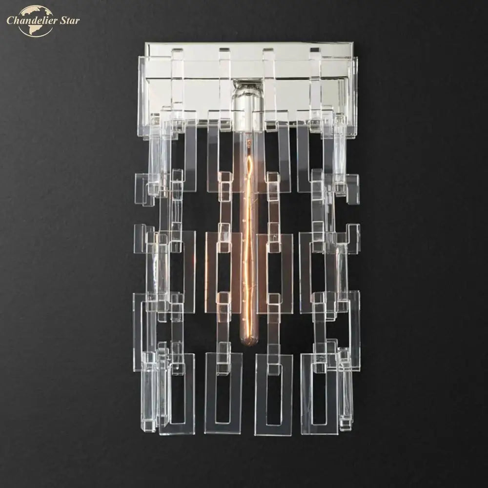 Art Deco Crystal Sconce