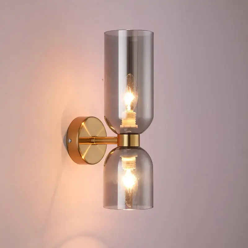 Glass Ball Bedroom Wall Lamp