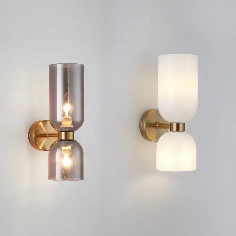 Glass Ball Bedroom Wall Lamp