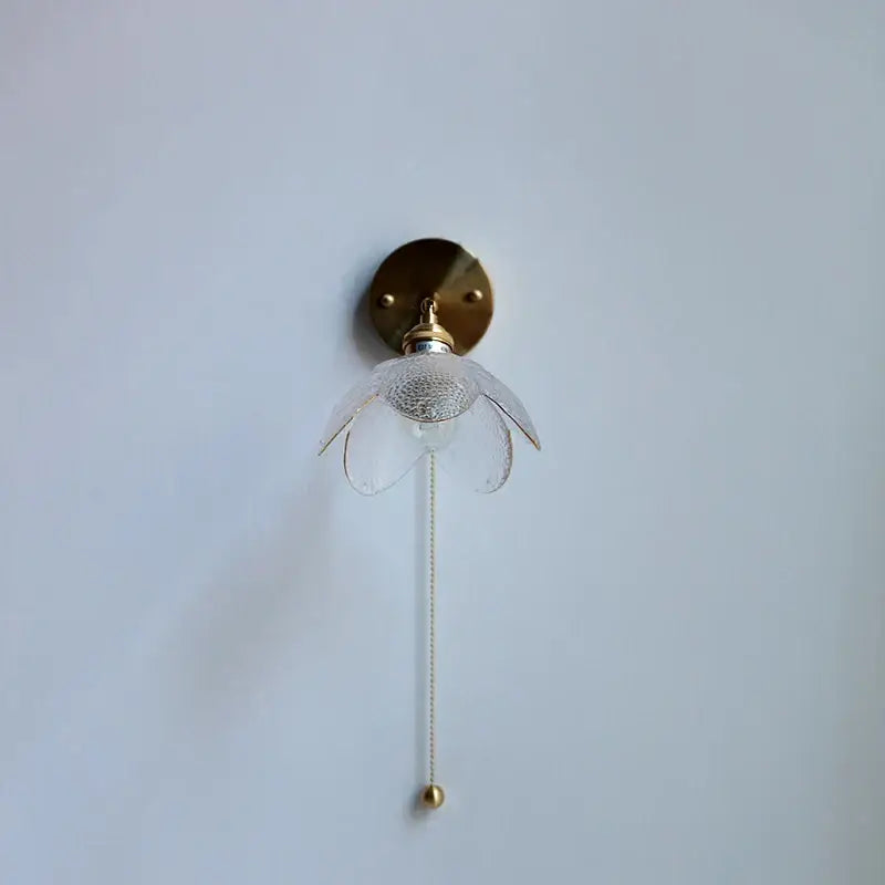 Gray Glass LED Sconce