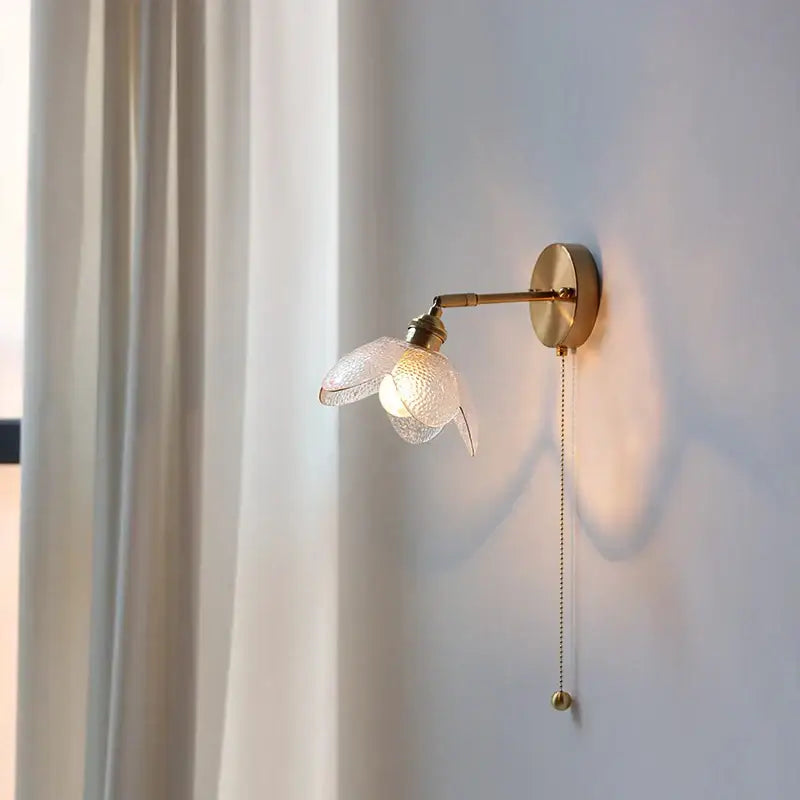 Gray Glass LED Sconce