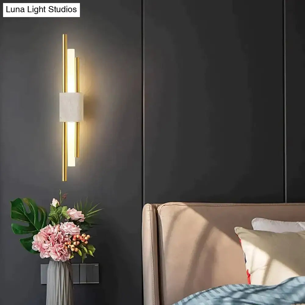 Green Marble LED Wall Lamp