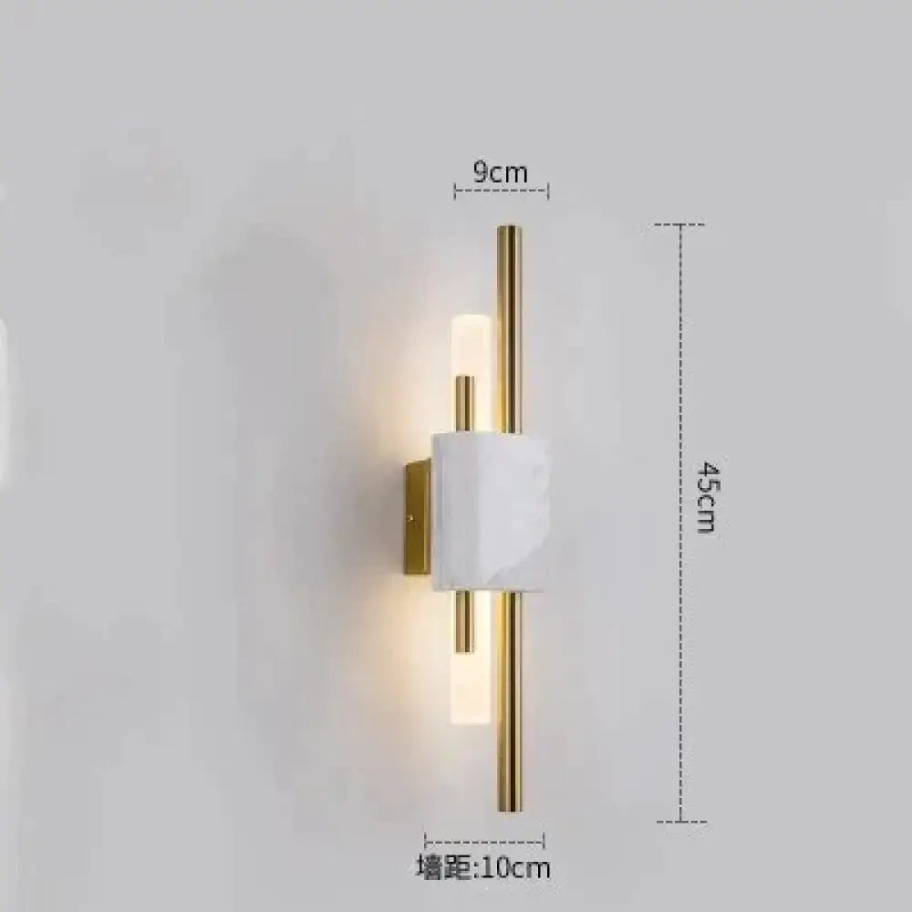 Green Marble LED Wall Lamp