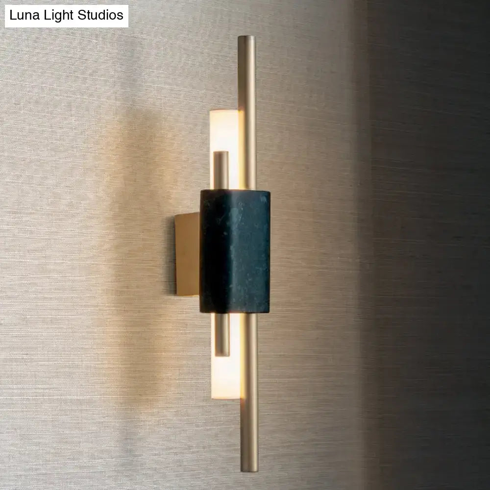 Green Marble LED Wall Lamp