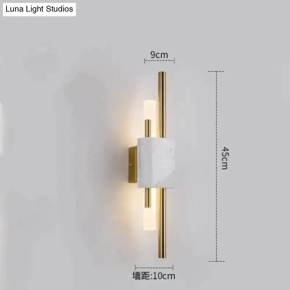 Green Marble LED Wall Lamp
