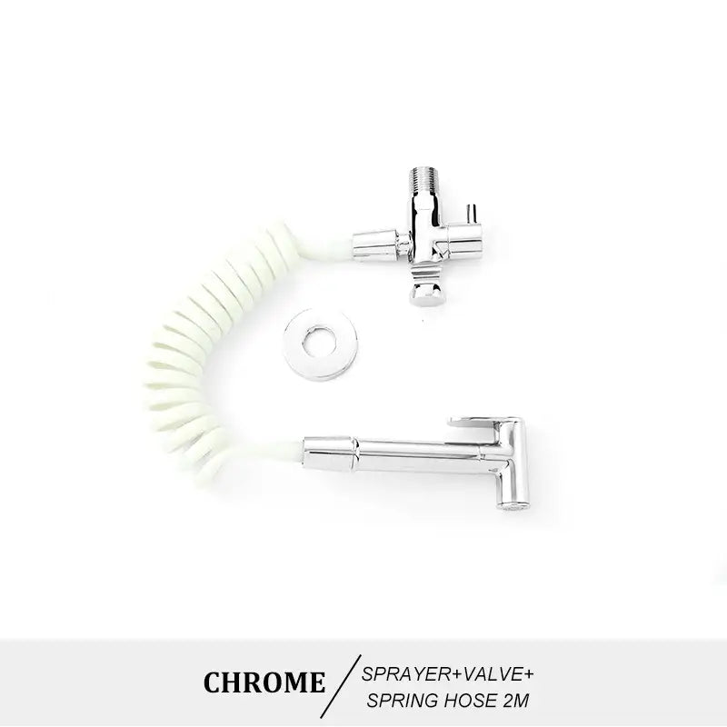 Brass Coiled Bidet Kit
