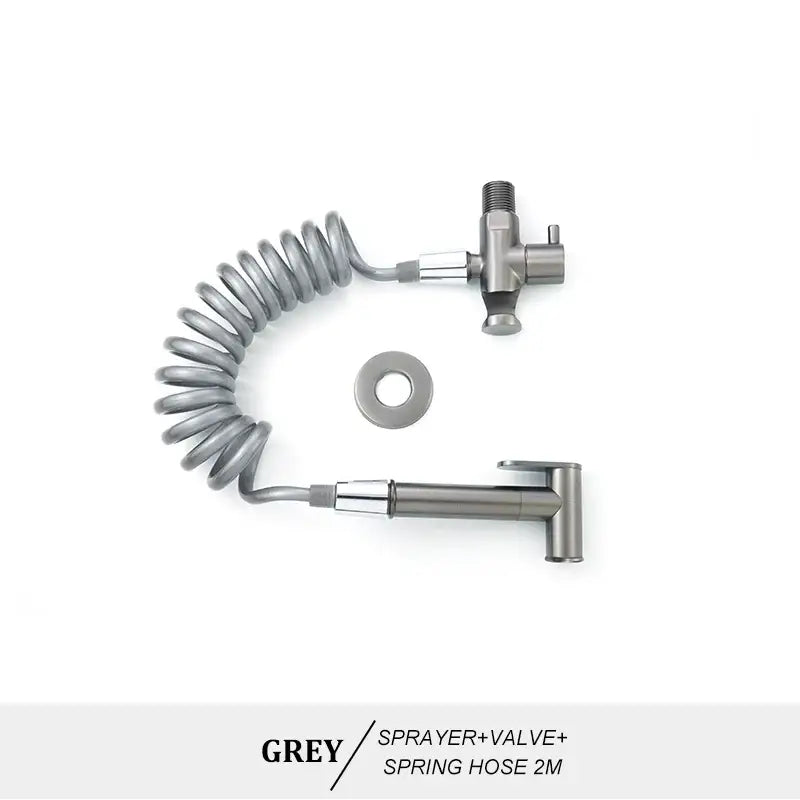 Brass Coiled Bidet Kit