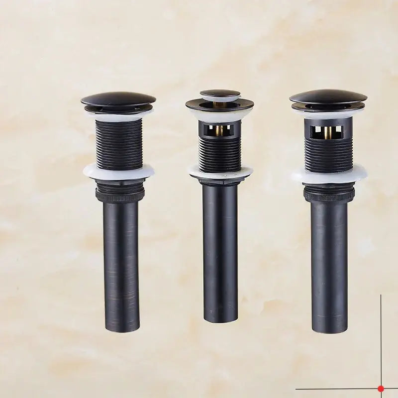 Brass Black Pop Up Drain
