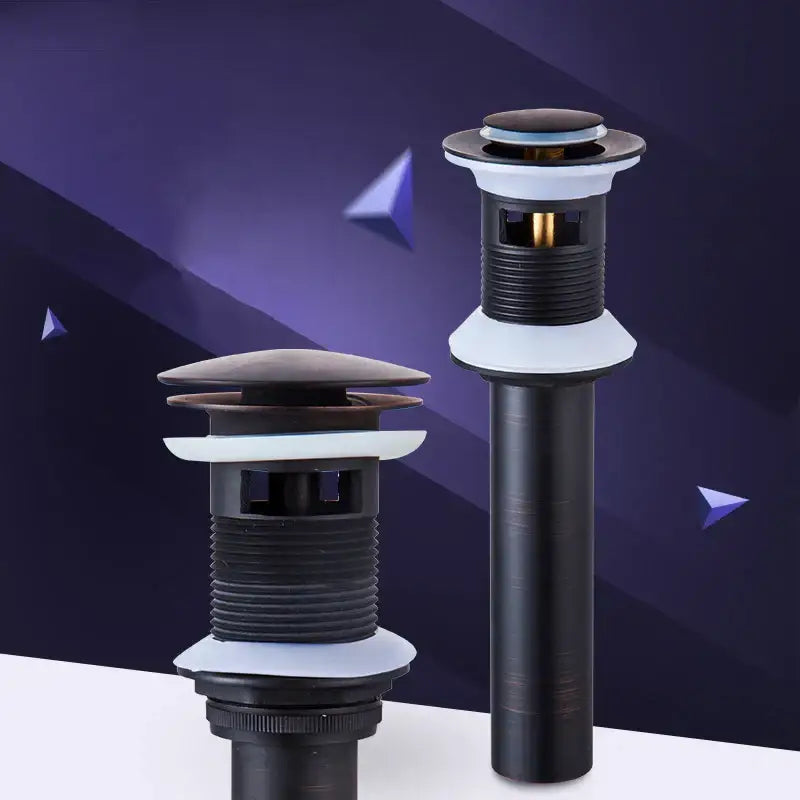 Brass Black Pop Up Drain