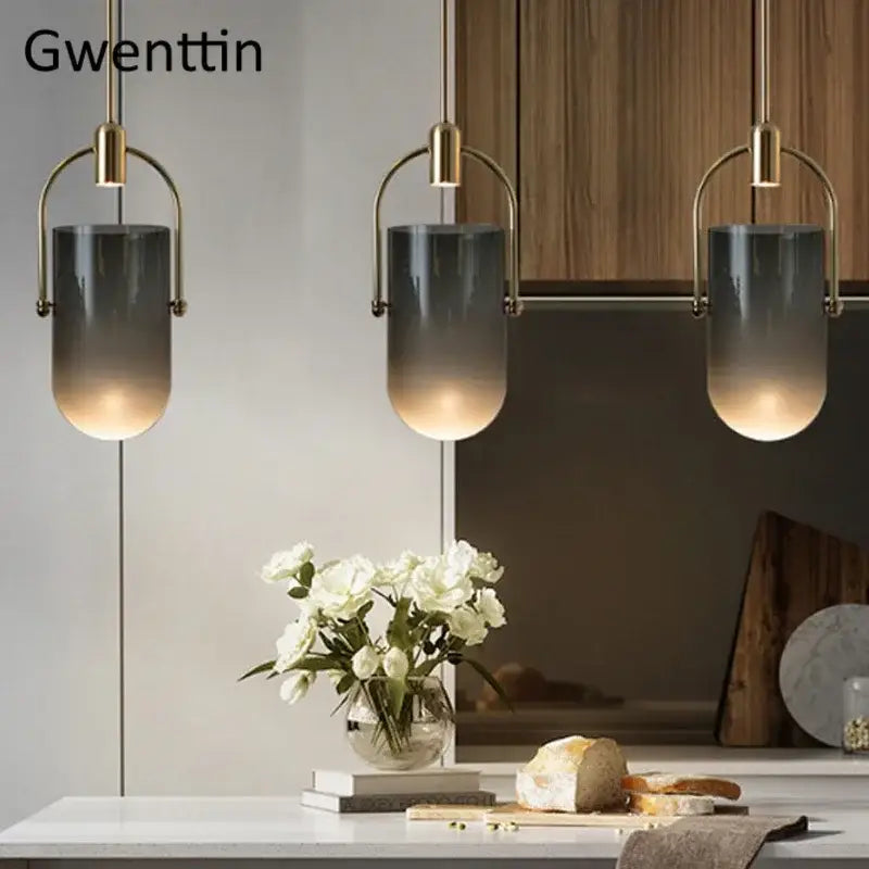 Brass Bucket Pendant Lamp