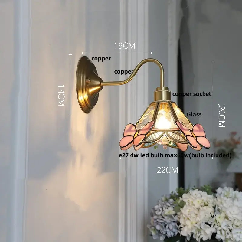 Brass Butterfly Wall Sconce