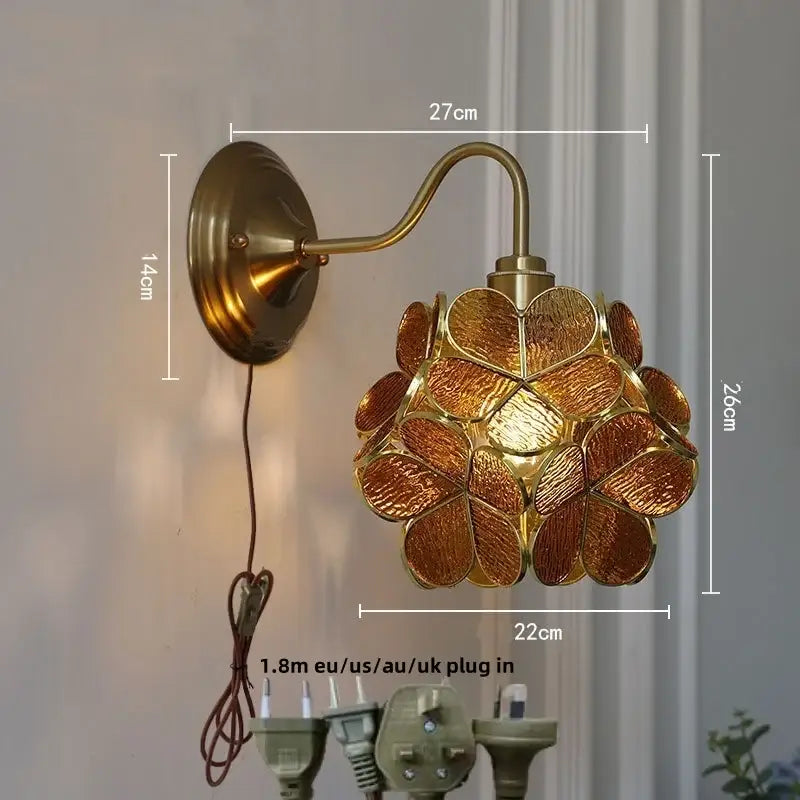 Brass Butterfly Wall Sconce