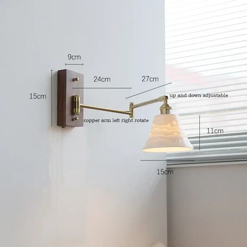 Brass Canopy LED Wall Light