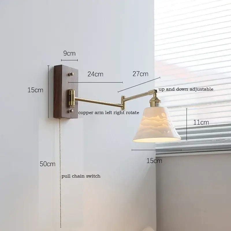 Brass Canopy LED Wall Light
