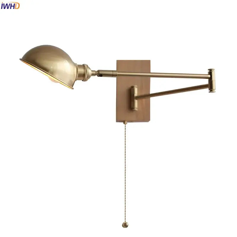 Brass Canopy LED Wall Light