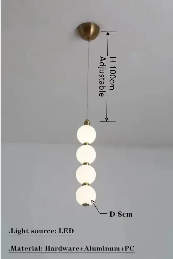 Brass Circle Ring Pendant Light