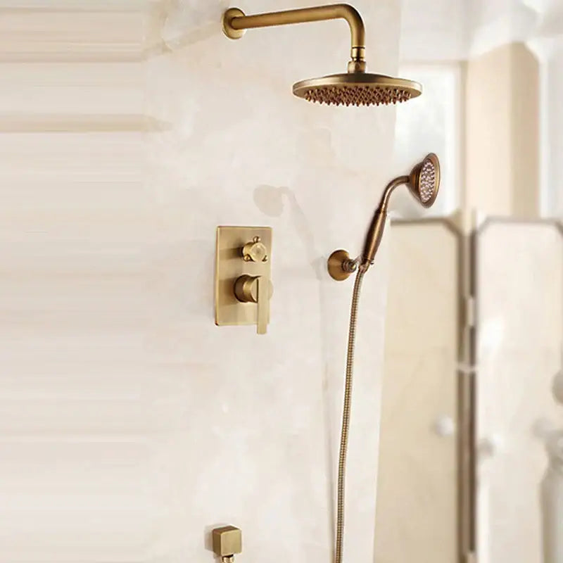 Brass Shower Mixer Set