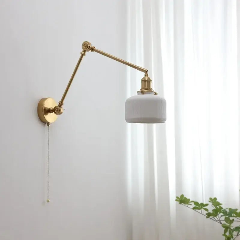 Copper Swing Arm Sconce