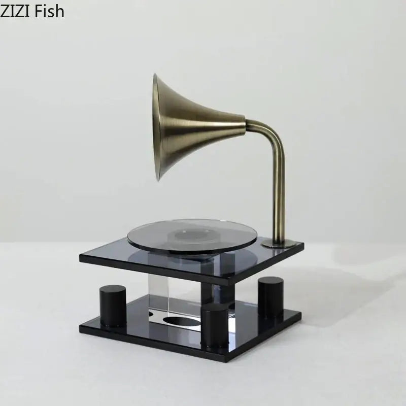 Brass Crystal Music Sculpture