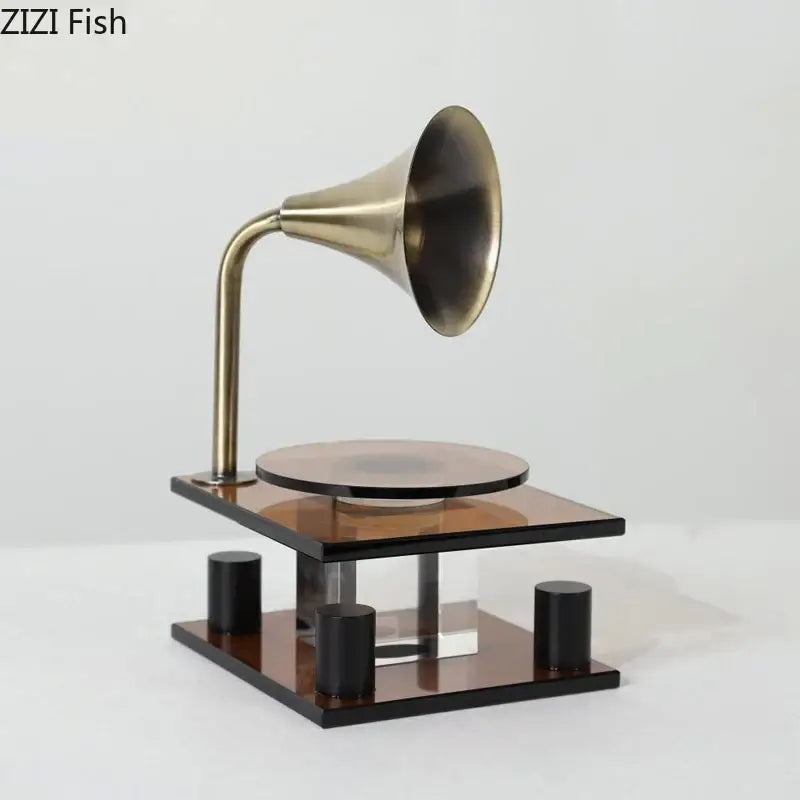 Brass Crystal Music Sculpture
