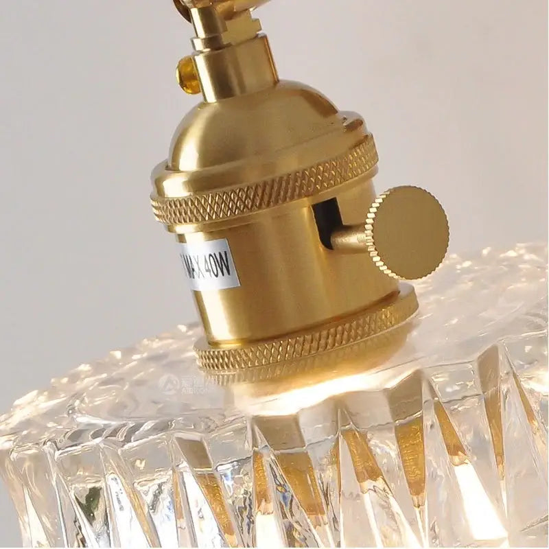 Brass E27 LED Wall Sconce