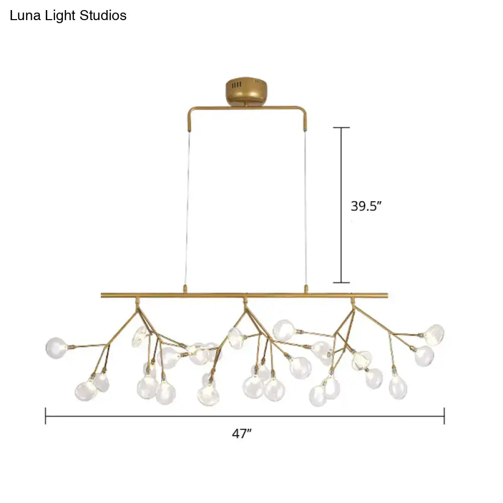 Brass Branching Island Chandelier