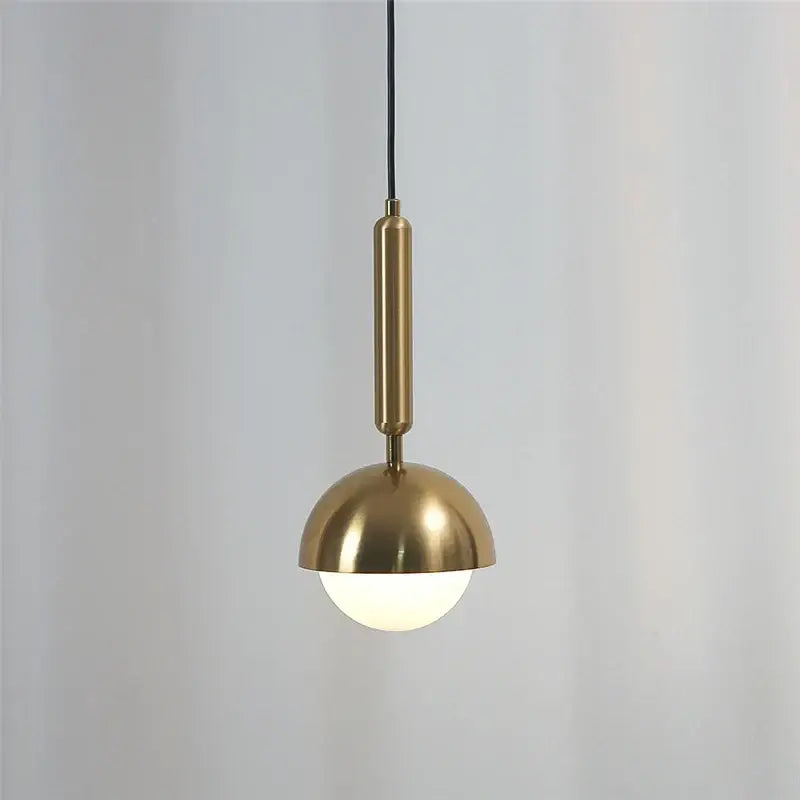 Brass Glass Pendant Chandelier For Parlors Studies